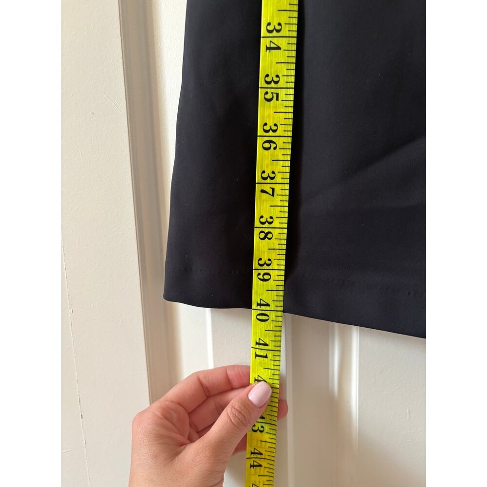 J&L Atelier Black Pull On Dress Pants Women XS Straight Leg Stretch Career Work - Picture 6 of 8